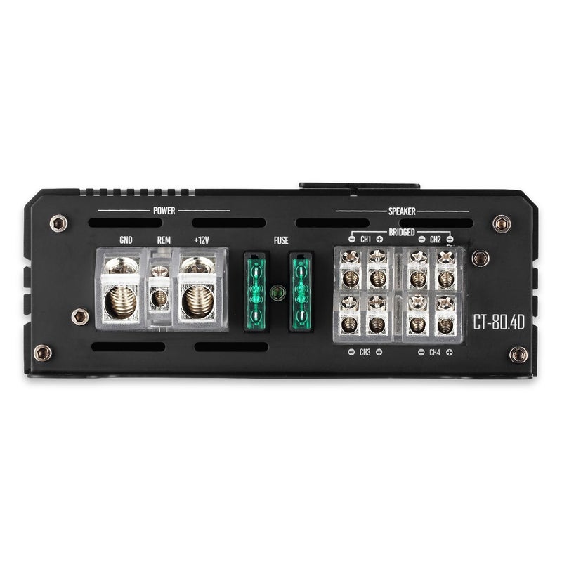 CT Sounds مضخم صوت السيارة CT Sounds CT-80.4D كامل النطاق فئة D 4 قنوات، 480 واط RMS - Image 5